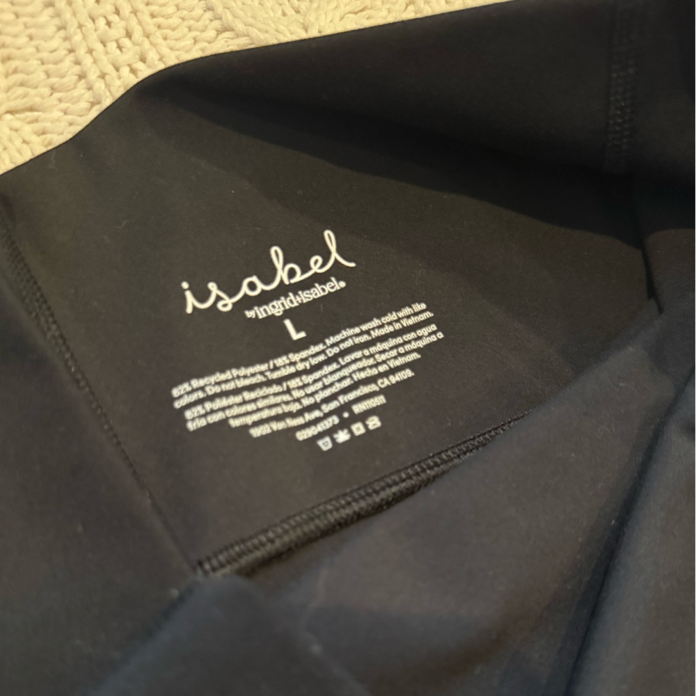 Isabel Maternity - Yoga Classic Black Leggings - Picture 2 of 4